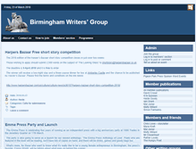 Tablet Screenshot of birminghamwriters.org